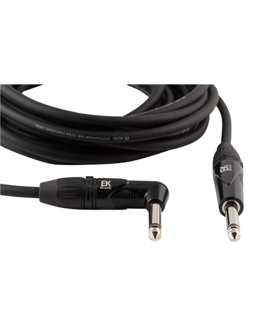 CABLE PARA GUITARRA EK JACK-JACK RECTO-ACODADO 6M 2