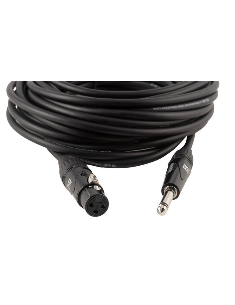 CABLE PARA MICRÓFONO JACK-XLR HEMBRA DE 9 METROS