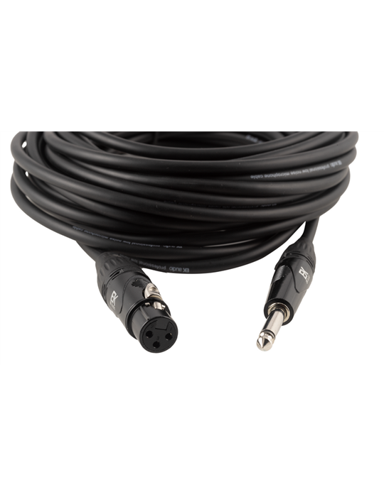 CABLE PARA MICRÓFONO JACK-XLR HEMBRA DE 9 METROS