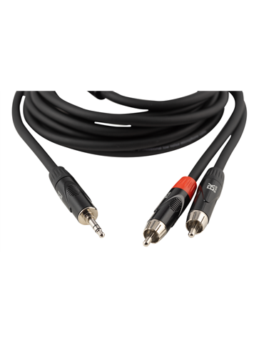 CABLE EK MINI JACK - RCA 3 METROS 2