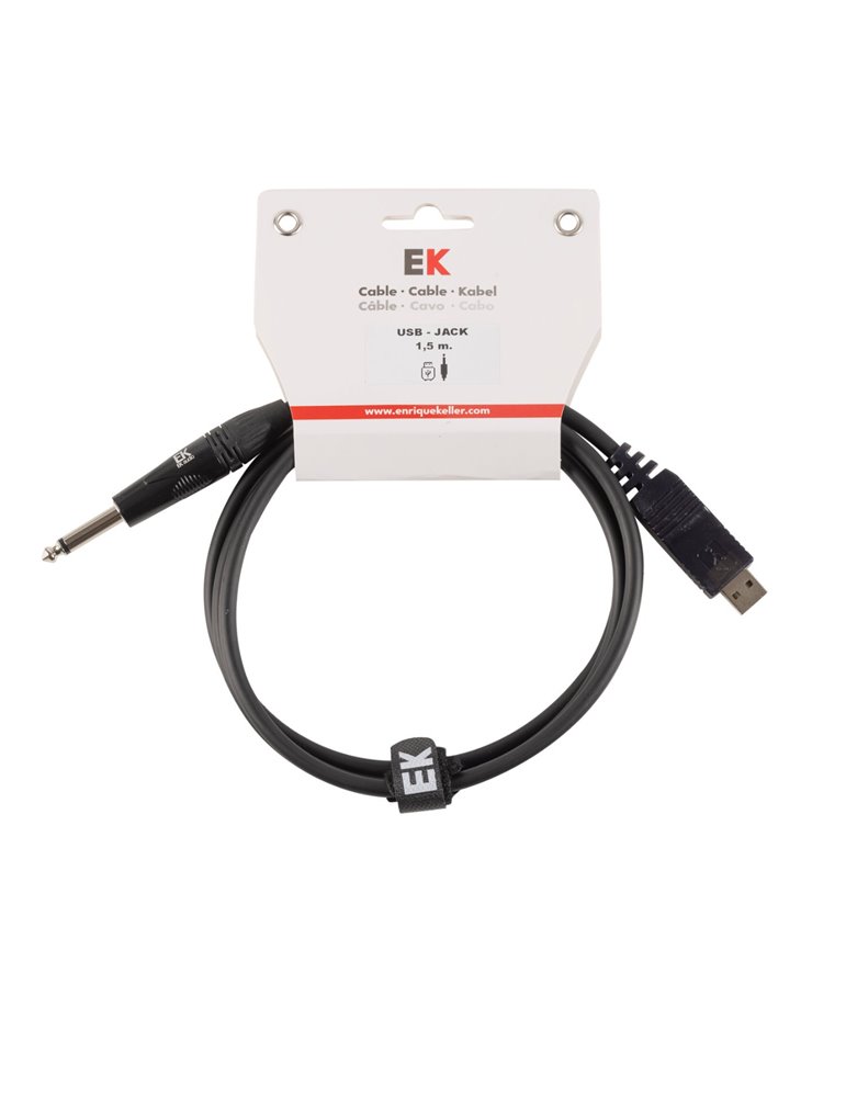 CABLE EK AUDIO USB/JACK 1,5 M