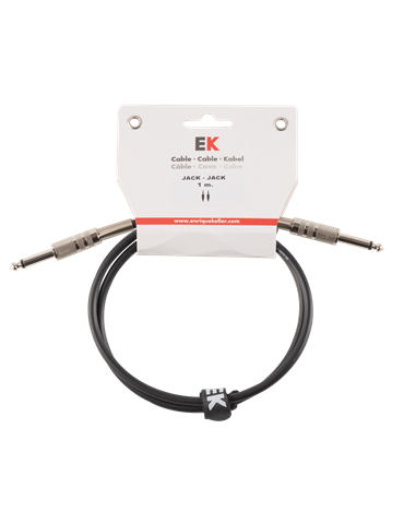CABLE EK AUDIO JACK-JACK RECTOS PARA GUITARRA 1 M