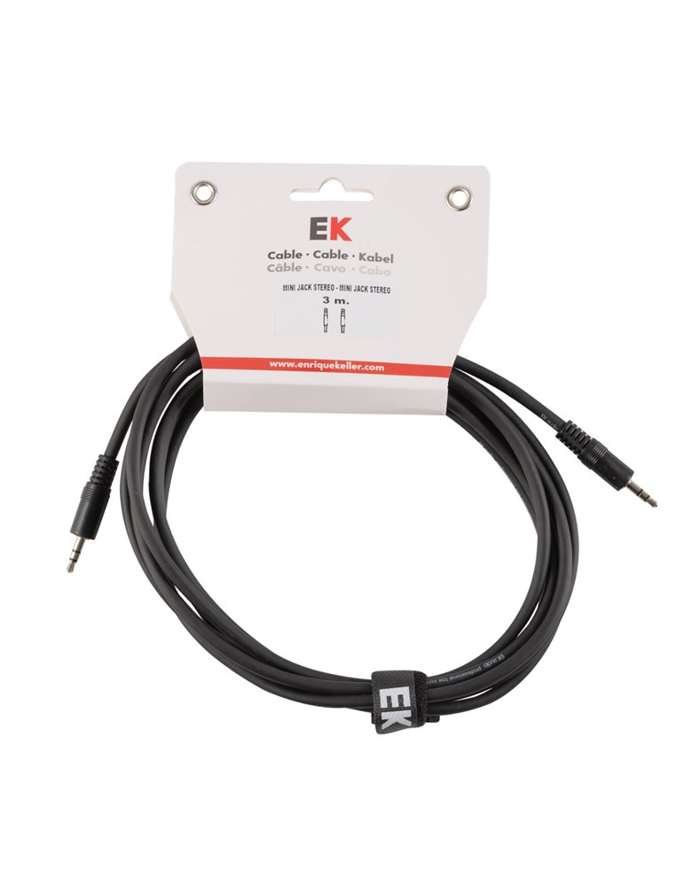 CABLE EK AUDIO MINI JACK STEREO - MINI JACK STEREO 3 M