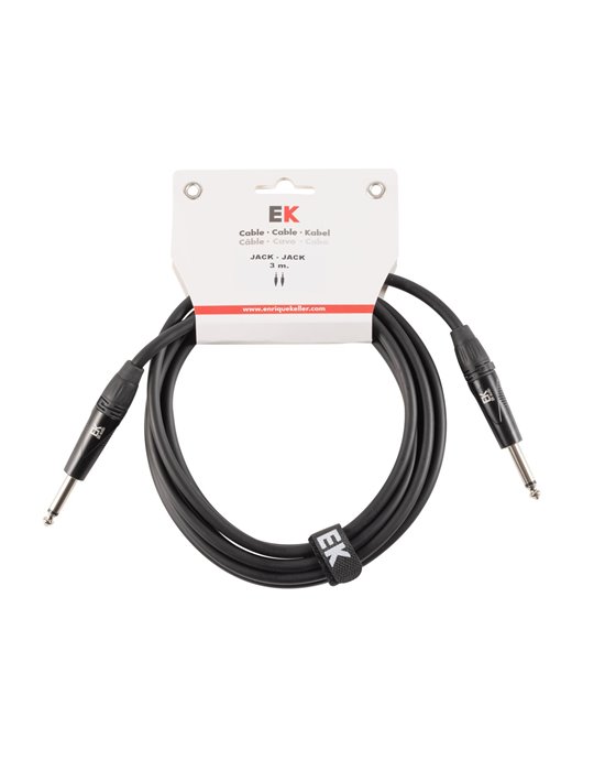 CABLE EK AUDIO PARA COLUMNAS JACK-JACK RECTOS 3 M
