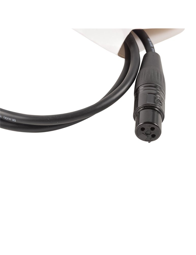 CABLE EK AUDIO NEUTRIK PARA MICRÓFONO XLR/XLR 1 M