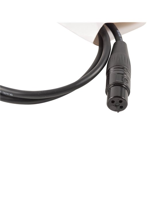 CABLE EK AUDIO NEUTRIK PARA MICRÓFONO XLR/XLR 1 M