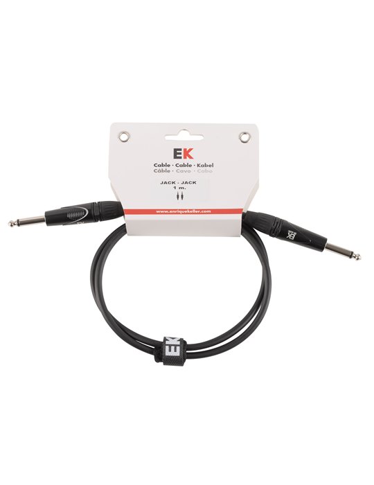 CABLE EK AUDIO PARA GUITARRA JACK-JACK 1 M