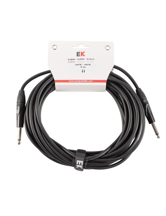 CABLE EK AUDIO PARA GUITARRA JACK-JACK 9 M