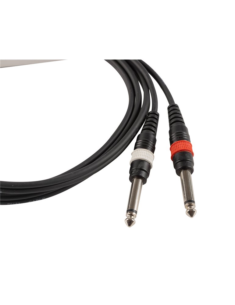 CABLE EK AUDIO JACK STEREO - JACK MONO X 2  1.5 M