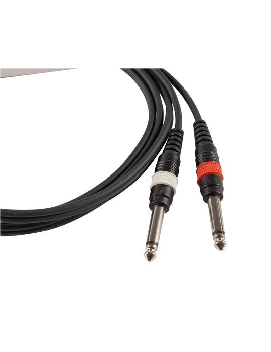 CABLE EK AUDIO JACK STEREO - JACK MONO X 2  1.5 M