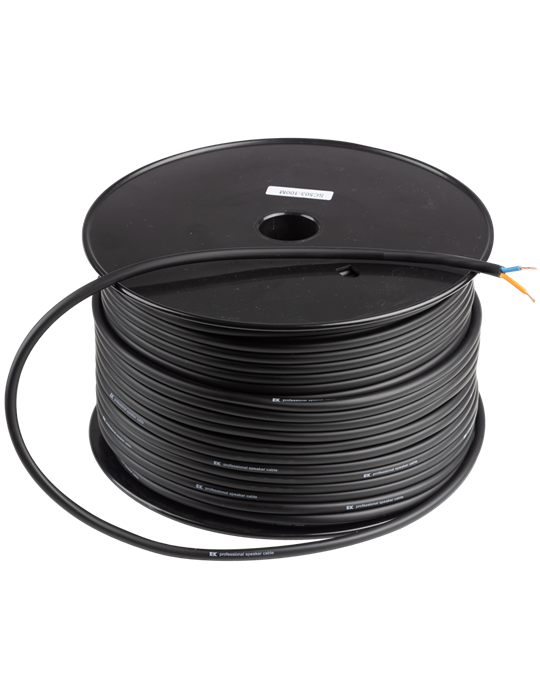 BOBINA DE CABLE PARA ALTAVOZ DE 100m