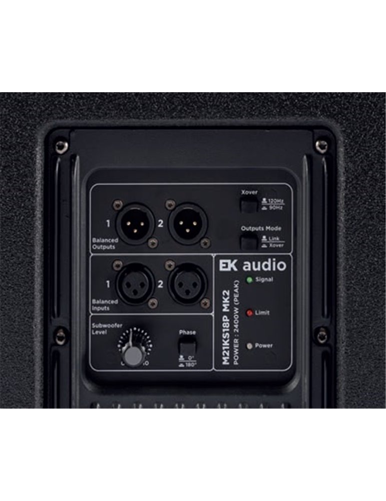SUBWOOFER PA ACTIVO EK AUDIO M21KS18P