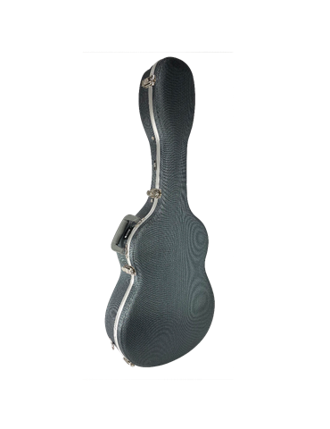 ESTUCHE EK PARA GUITARRA CLÁSICA DE ABS Y CARBONO GRIS