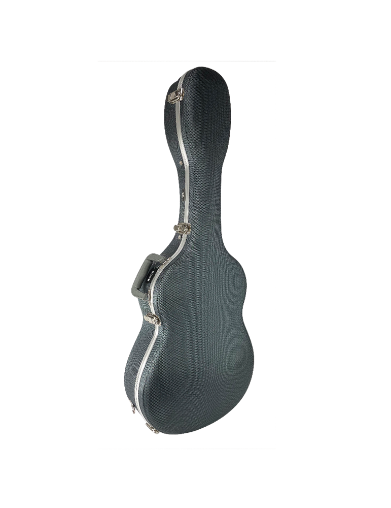 ESTUCHE EK PARA GUITARRA CLÁSICA DE ABS Y CARBONO GRIS