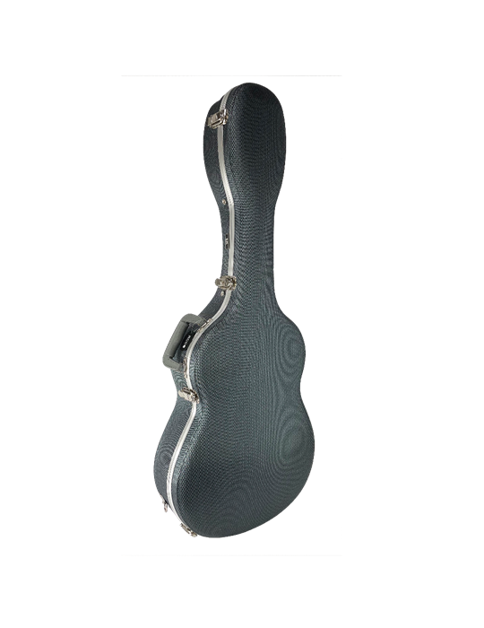 ESTUCHE EK PARA GUITARRA CLÁSICA DE ABS Y CARBONO GRIS