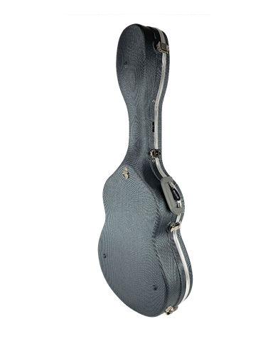 ESTUCHE EK PARA GUITARRA CLÁSICA DE ABS Y CARBONO GRIS 2
