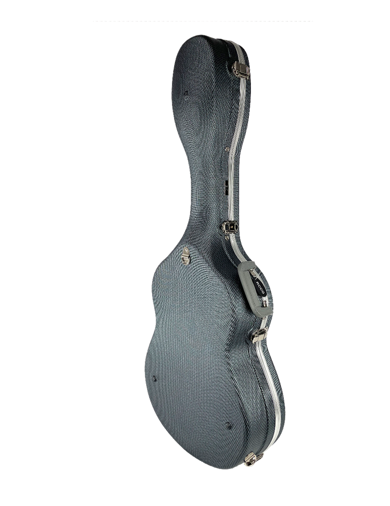 ESTUCHE EK PARA GUITARRA CLÁSICA DE ABS Y CARBONO GRIS