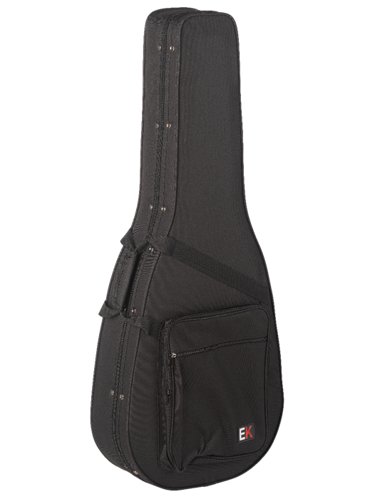 FUNDA-ESTUCHE EK PARA GUITARRA ACÚSTICA MINI-JUMBO DE FOAM CON FORMA