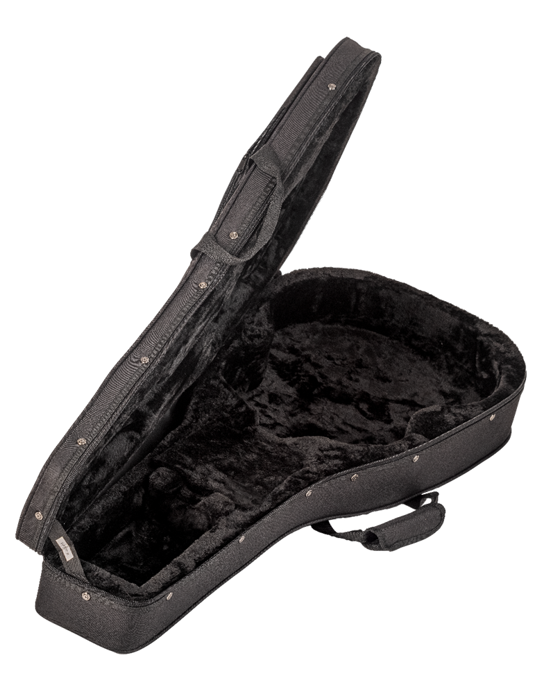 FUNDA-ESTUCHE EK PARA GUITARRA ACÚSTICA MINI-JUMBO DE FOAM CON FORMA