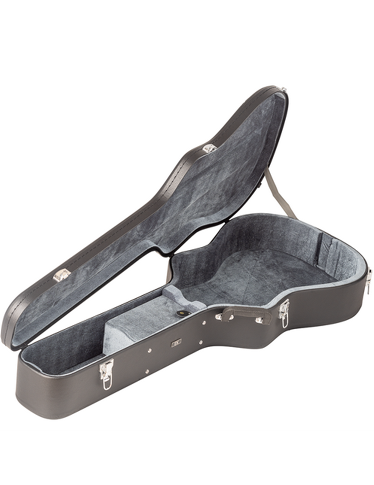 ESTUCHE EK DE MADERA PARA GUITARRA ACÚSTICA