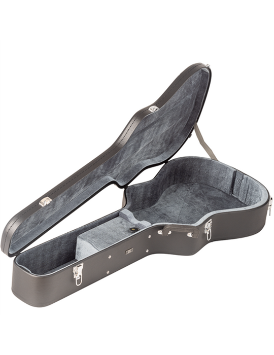 ESTUCHE EK DE MADERA PARA GUITARRA ACÚSTICA