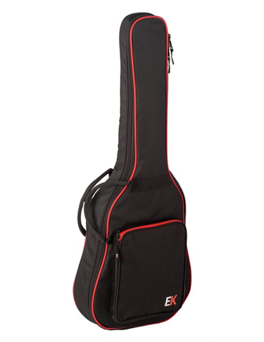FUNDA EK PARA GUITARRA CLÁSICA CADETE 3/4 DE 10mm ROJA