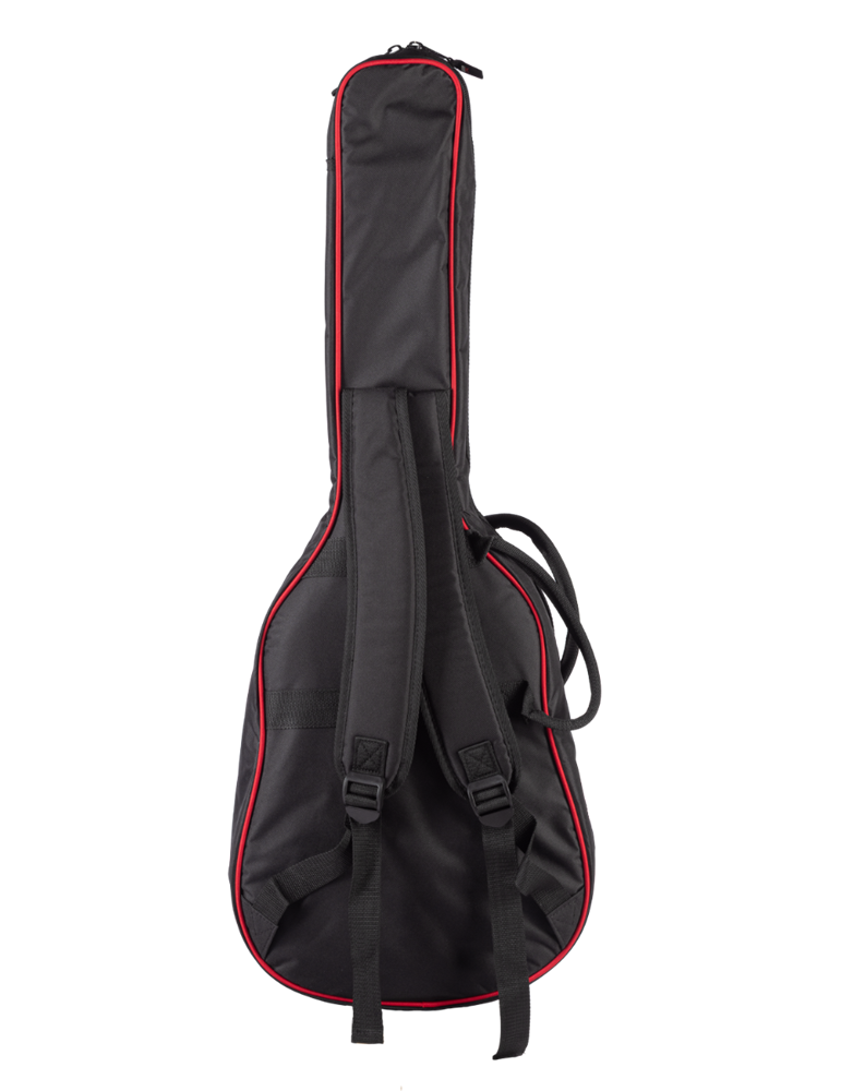 FUNDA EK PARA GUITARRA CLÁSICA CADETE 3/4 DE 10mm ROJA