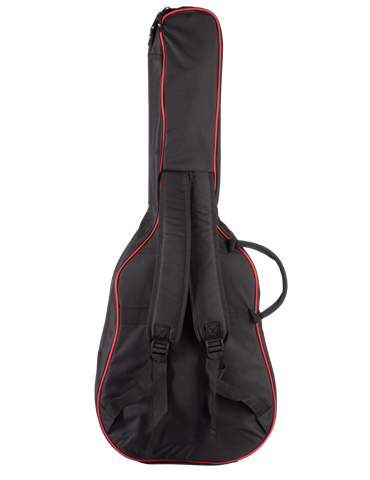 FUNDA EK PARA GUITARRA ACÚSTICA DE 10mm ROJA 2