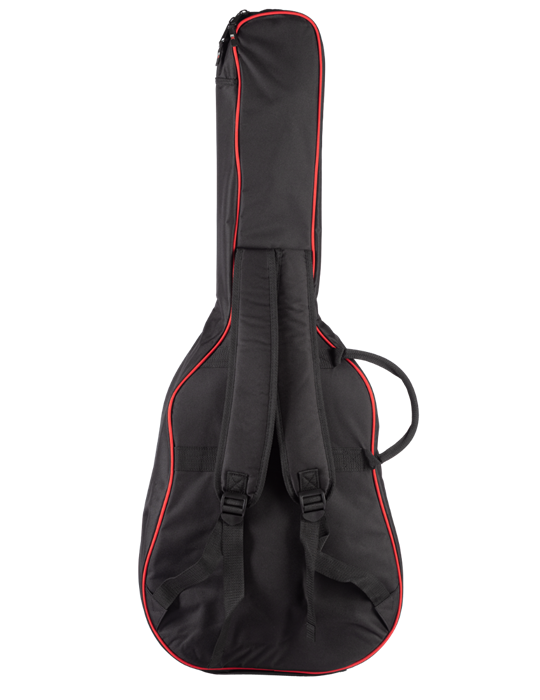 FUNDA EK PARA GUITARRA ACÚSTICA DE 10mm ROJA