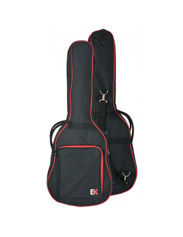 FUNDA EK PARA GUITARRA ACÚSTICA DE 15mm ROJA