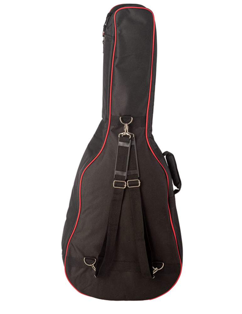 FUNDA EK PARA GUITARRA ACÚSTICA DE 15mm ROJA