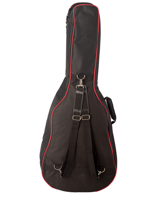 FUNDA EK PARA GUITARRA ACÚSTICA DE 15mm ROJA