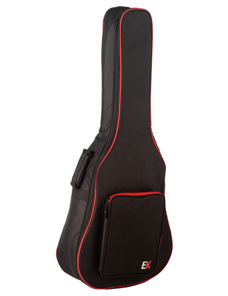 FUNDA EK PARA GUITARRA ACÚSTICA DE 15mm ROJA