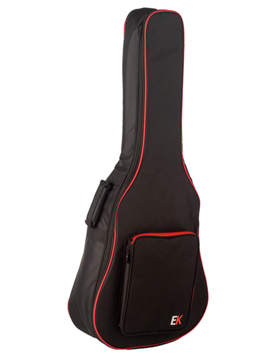 FUNDA EK PARA GUITARRA ACÚSTICA DE 15mm ROJA