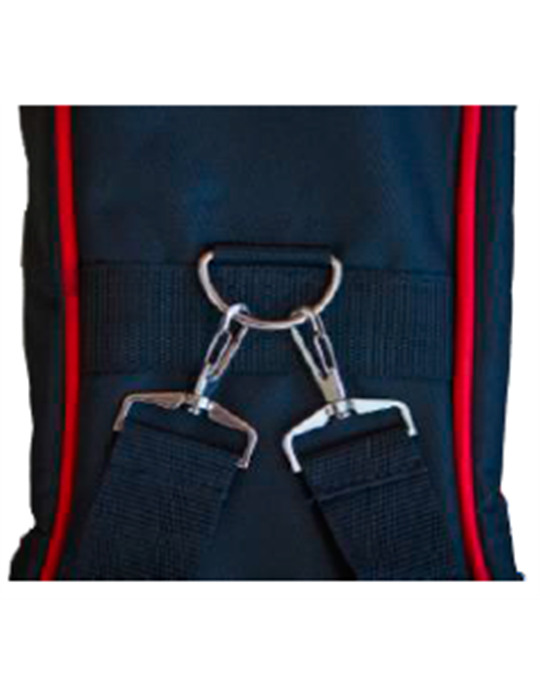 FUNDA EK PARA GUITARRA ACÚSTICA DE 15mm ROJA