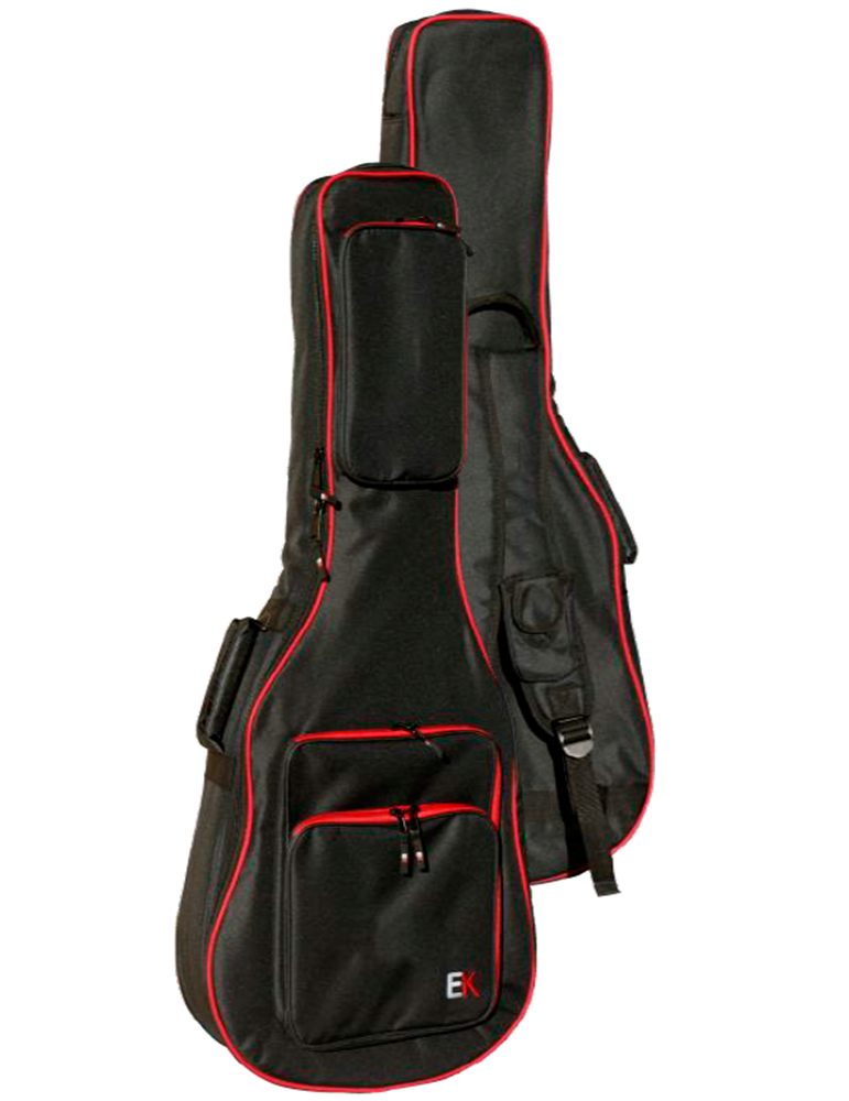 FUNDA EK PARA GUITARRA CLÁSICA DE 30mm ROJA