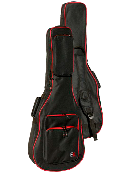 FUNDA EK PARA GUITARRA CLÁSICA DE 30mm ROJA