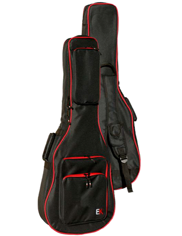 FUNDA EK PARA GUITARRA ACÚSTICA DE 30mm ROJA
