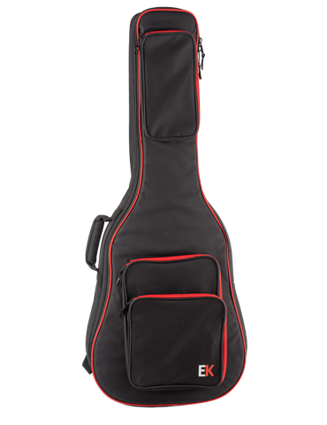 FUNDA EK PARA GUITARRA ACÚSTICA DE 30mm ROJA 2