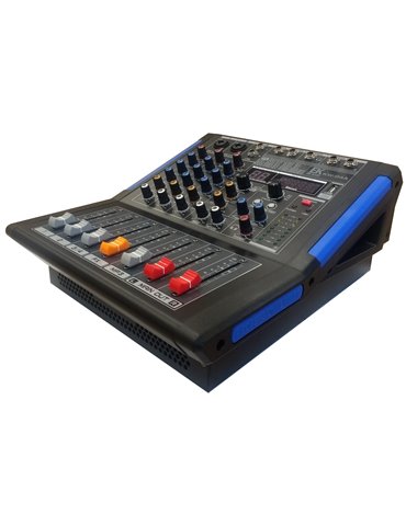 MESA DE MEZCLAS EK AUDIO AMPLIFICADA Y CON EFECTOS KW04A