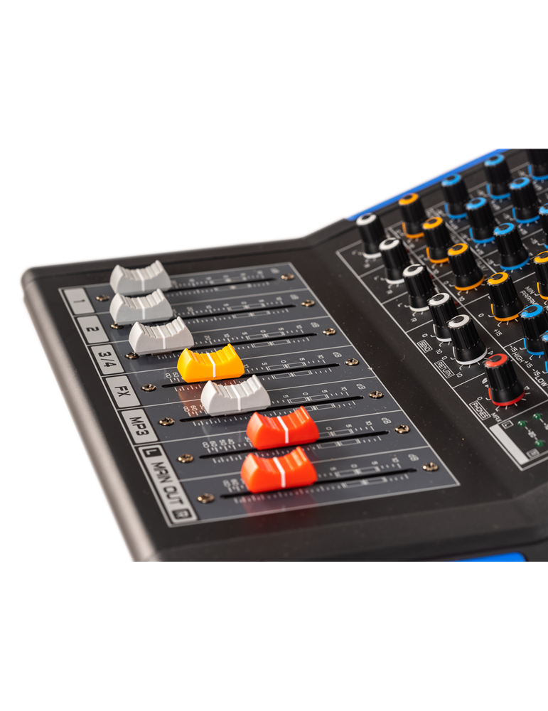 MESA DE MEZCLAS EK AUDIO AMPLIFICADA Y CON EFECTOS KW04A