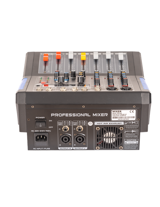 MESA DE MEZCLAS EK AUDIO AMPLIFICADA Y CON EFECTOS KW04A