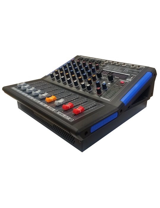 MESA DE MEZCLAS EK AUDIO AMPLIFICADA Y CON EFECTOS KW06A