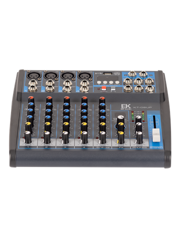 MESA DE MEZCLAS CON EFECTOS EK AUDIO KT04UP 2