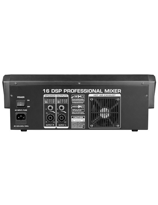 MESA DE MEZCLAS EK AUDIO AMPLIFICADA Y CON EFECTOS KW08E