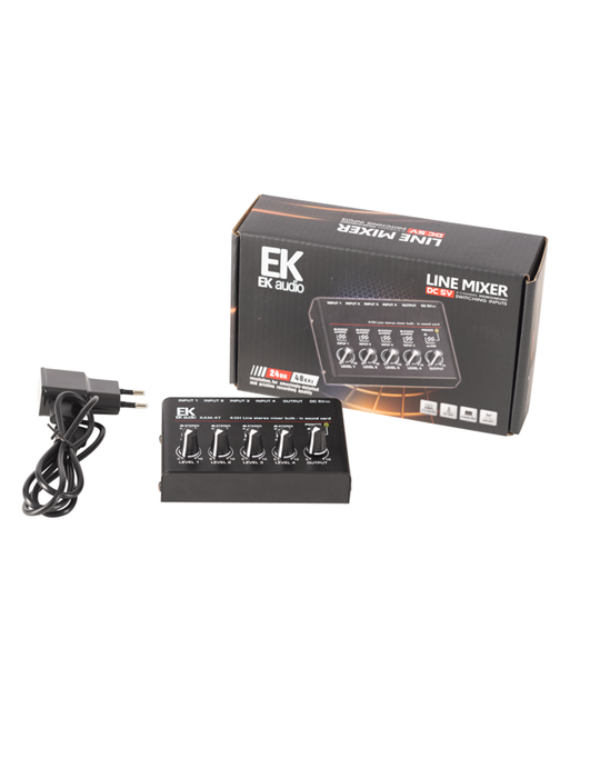 MEZCLADOR EK DE 4 CANALES ESTÉREO