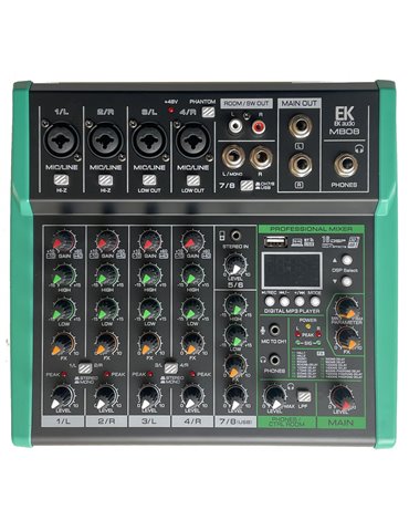 MESA DE MEZCLAS EK CON EFECTOS MB