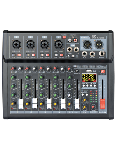 MESA DE MEZCLAS EK CON EFECTOS MQ