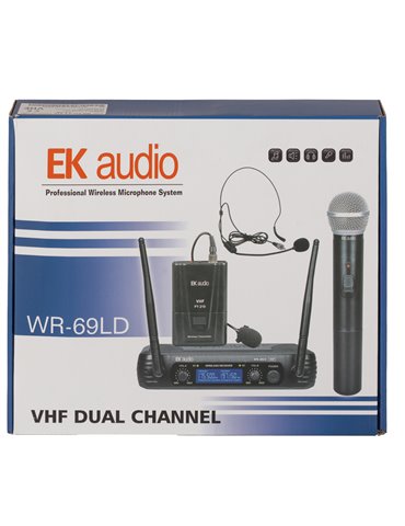 SISTEMA INALÁMBRICO DE SOLAPA EK VHF WR69LL 2