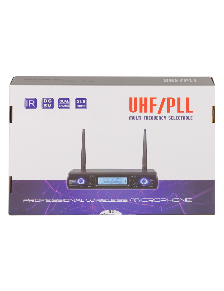 SISTEMA INALÁMBRICO DE UN MICRÓFONO EK DE MANO EKWLM